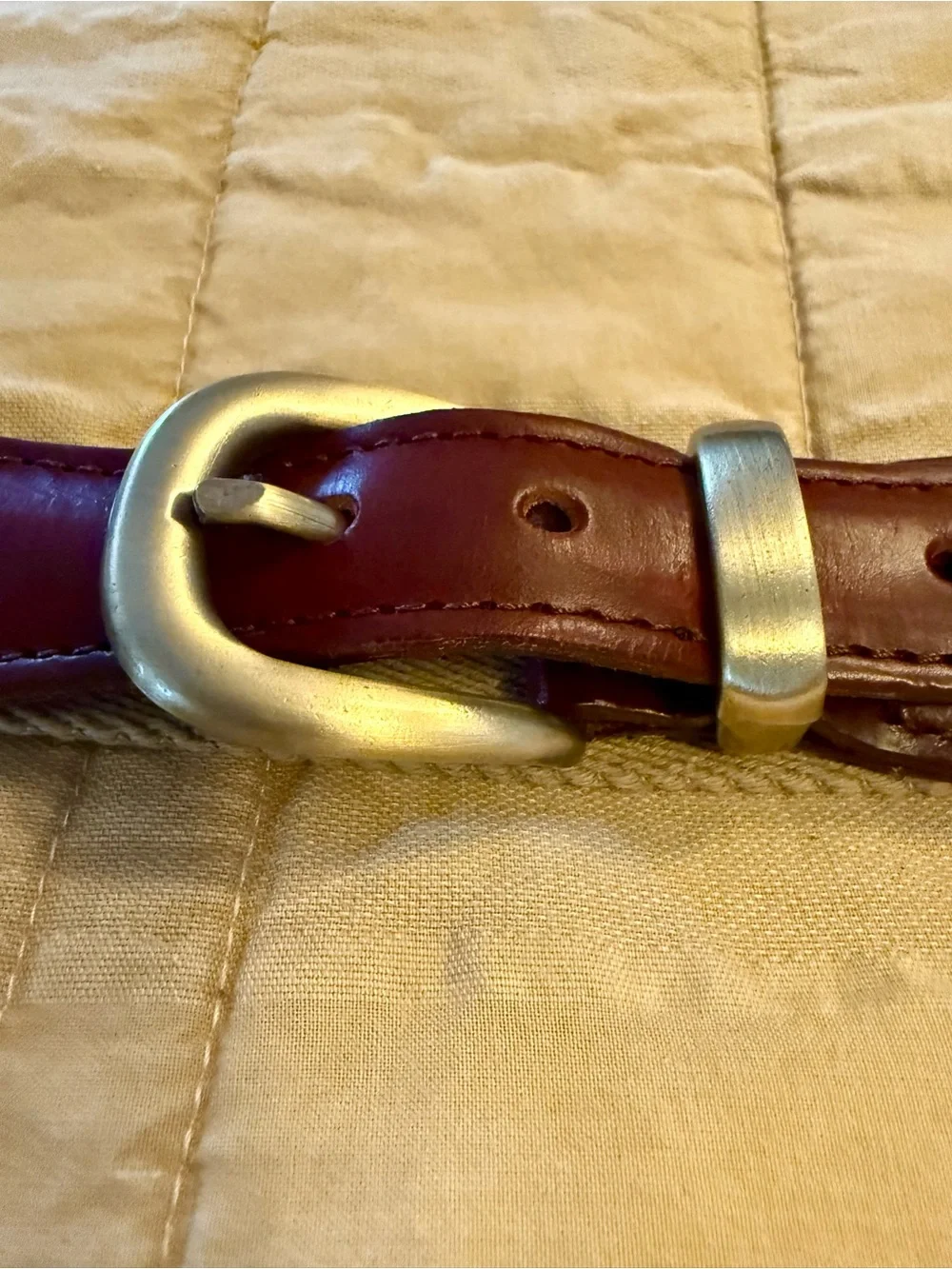 YRI 122nd U.S. Open at The Country Club Golf Belt Horween Chromexcel Leather